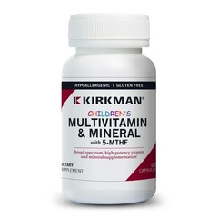Kirkman – Children’s Multivitamin & Mineral – 120 Capsules – with 5-MTHF – Po…