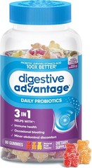 Vitamin D Infused Probiotic Gummies | 80 Count | Bloating Relief & Digestive Aid
