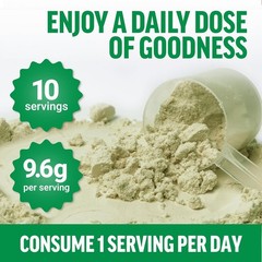 Force Factor Smarter Greens Daily Wellness Powder,Superfood Powder 40+Superfoods