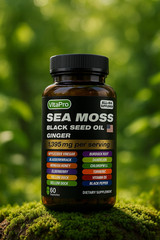 VitaPro Organic Sea Moss Capsules for Immune Support, 60 Count