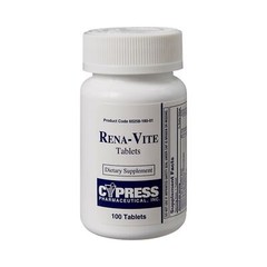 Rena-Vite Vitamin B Tablet 0.8 mg 60258016001 1 Bottle 100 per Bottle
