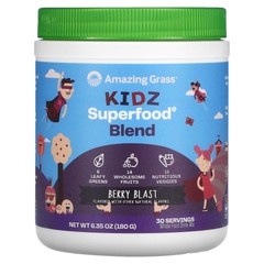 Amazing Grass Kidz Superfood Wild Berry Flavor 6 5 oz 180 g Gluten-Free, No