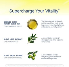 ProHealth Olive Oil+ Olive Leaf Cardiovascular & Heart Support Supplement