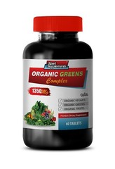natural detoxifier – ORGANIC GREENS COMPLEX 1350MG – cardiovascular health — 1B