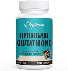 2400 MG Liposomal Glutathione Softgels, Max Absorption, Active Form L-Glutath…