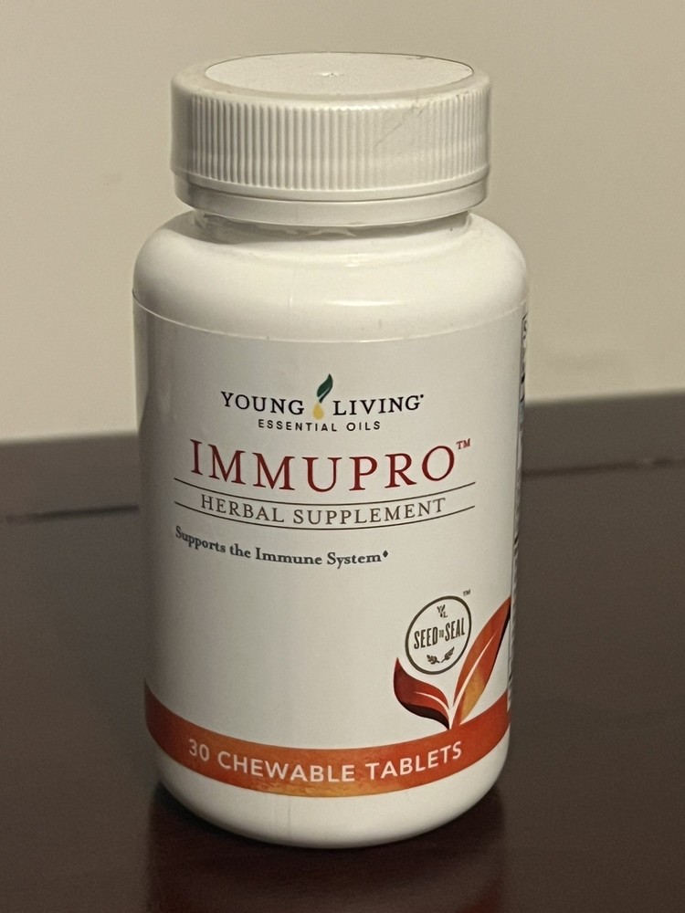 Young Living SEALED Immupro Herbal Supplement 30 Chewable Tablets LOT#247830