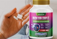 Bio Triple Magnesium Complex, 1100mg of Magnesium Glycinate 140 capsules USA