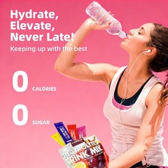 3 Pack Sugar Free Electrolytes Drink Mix Hydration Powder 3x 20 Variety Sachets