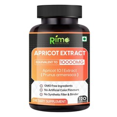 Rimo Nutrition Apricot Capsules (120 Capsules) (Pack of 120 Count 1)