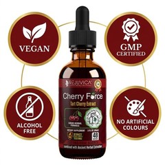 Tart Cherry Extract Liquid – Advanced Phytonutrient Formula for Better Absorptio