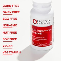 Protocol Saccharomyces Boulardii Probiotics – Immune and Gut Health 60 Veg Caps