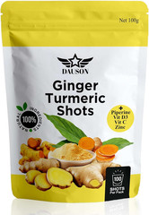 Ginger Turmeric Supplements with Piperine, Orange, Vitamin C, Vitamin D3 & Zinc