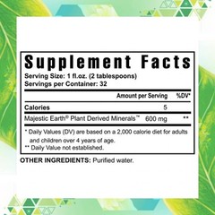 Natural Mineral Supplement – 77+ Trace Minerals in Liquid Form – 32 Fluid Ounces