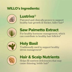 2PCS O Positiv Willo Hair Care Support Growth For Women Hair Health 120 Capsules