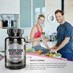 Magnesium Glycinate 550mg 120 Capsules Veg 4 Month Supply
