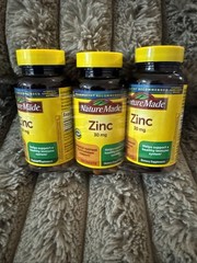 3X Nature Made Zinc, 30mg Dietary Supplement – 100 Tablets 12/28