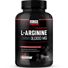 Force Factor L-Arginine 3000 MG, Extra Strength Nitric Oxide & Circulation Boost