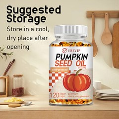 Pumpkin Seed Oil – Support Prostate, Urinary & Bladder Health, for Hair Growth