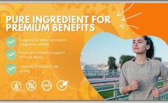 3 Pure Vitamin C 1600mg support immune System high quality 300 capsules ascorbic