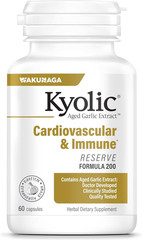 Suplemento cardiovascular de reserva de extracto de ajo envejecido, 60 cápsulas