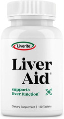 Liver Aid 120 Tablets, Supports Healthy Liver Function, Liver Aid and Care, H…
