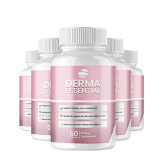 5-Pack Derma Essential Capsules – DermaEssential Healthy Skin Support – 300 Caps