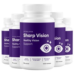 (5 Pack) Sharp Vision Enhance Vision, Support Healthy Eye Function 300Capsules