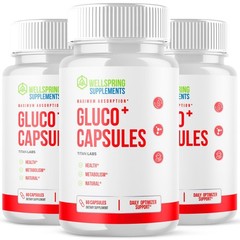 (3 Pack) Gluco+ Advanced Blood Health Support Supplement Gluco Plus 180 Capsules