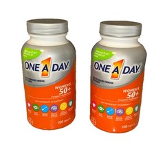 2 Bottles brand new One A Day Women’s 50+ Multivitamin 100 Ct Tablets each.