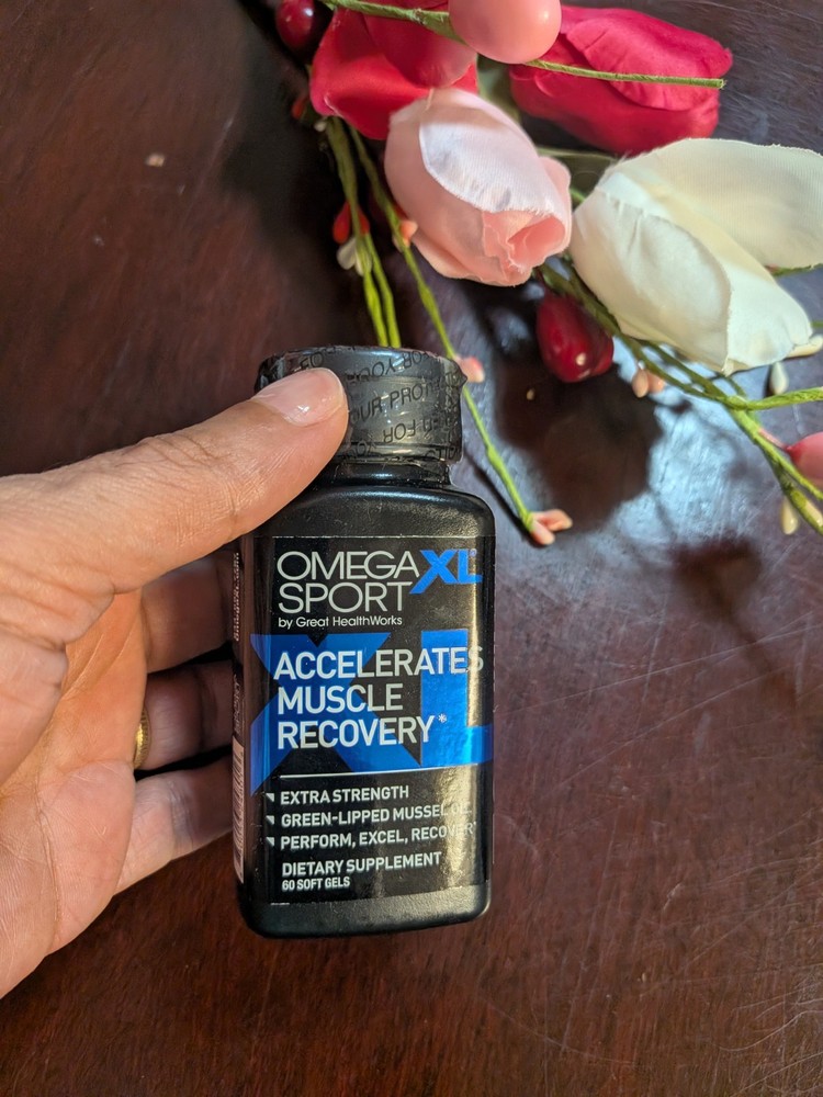 OmegaXL Sport Extra Strength Muscle Recovery Supplement and Respiratory Support