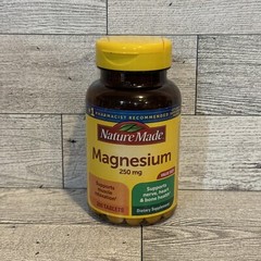 Nature Made Magnesium Oxide 250 Mg, 200 Tablets, 200 Day Supply 03/27