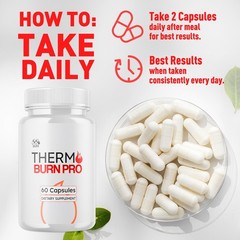 (5 Pack) Thermo Burn Pro Advanced Energy & Fitness Formula ThermoBurnPro 300Caps