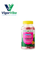 Spring Valley Zero Sugar Collagen Peptides 2500mg Gummy, 60 Count