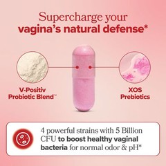 Vaginal Probiotics for Women pH Balance Health Supplement 60 Count (Pack of 1)