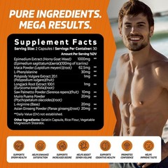 Mega Load Enhancer – Semen Volume & Fertility Booster for Men (60 Capsules)