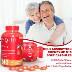 CoQ10 300mg Heart Health + GABA 5-HTP, Sleep Support, Relieve Stress & Anxiety