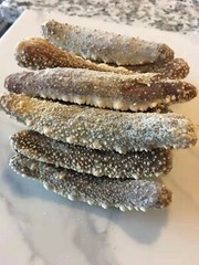 淡干野生白玉参 1 磅 小号,每磅55-60头Naturally Dried White Sea Cucumber 1 lb (Small 55-60/Lbs
