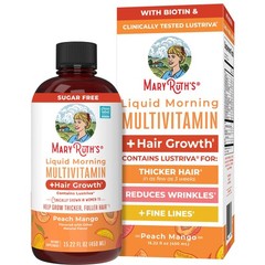 MARYRUTHS Liquid Multivitamin+Hair Growth | Biotin 10000mcg | Lustriva Hair G…