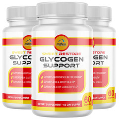 Sweet Restore- Blood Support- 3 Bottles- 180 Capsules