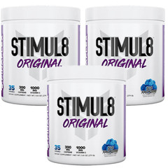 Finaflex Stimul8 Super Pre-Workout Blue Raspberry 271 g / 9.6 oz Each (Pack 3)