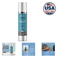 DHEA Cream 20mg per Dose 3.6 Oz Unscented Body Moisturizer Natural Blend