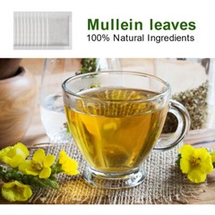 Mullein Leaf Tea Bags For Lung Cleanse Detox Herbal Enhance Immunity Support