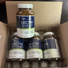 4 PACK Gundry MD Lectin Shield Supplement 120 Capsules (480) Gut Health MFG 1/18