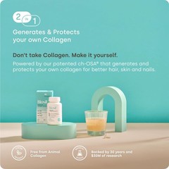2 Pack BioSil Advanced Collagen Generator Capsules 120 Count Hair Skin Nails #4