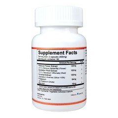 Natural Diuretic: Dandelion, Horsetail, Hibiscus, 120 capsules, Kidney Cleanser.