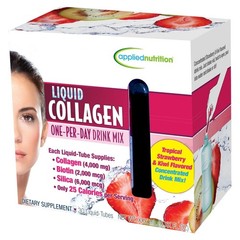Applied Nutrition Liquid Collagen Drink Mix 4000 30 Count (Pack of 1), Red