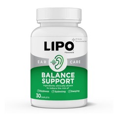 LIPO Balance Support Supplement for Dizziness 30 Count (Pack of 1), No Color