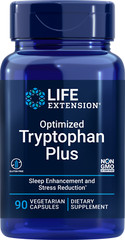 Life Extension Optimized Tryptophan Plus 90 caps L-Tryptophan 1000mg/Niacinamide