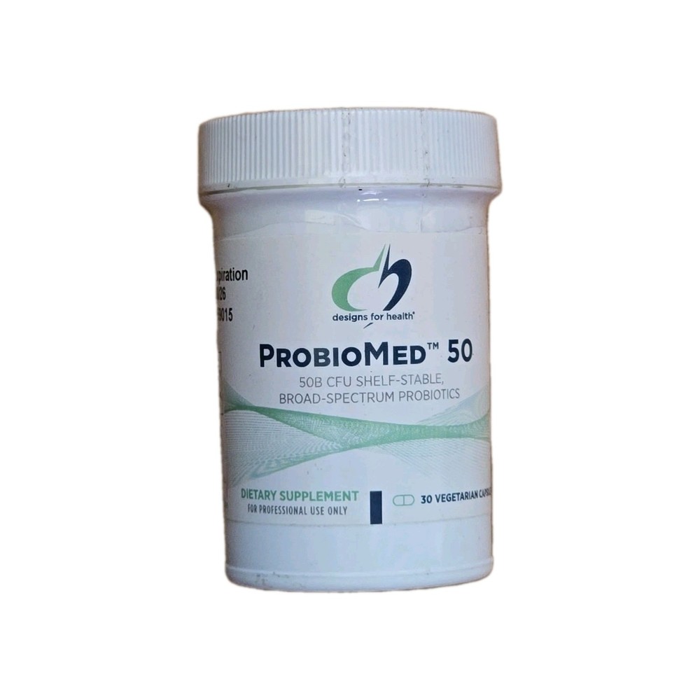 Designs for Health ProbioMed 50, 30 Veggie Capsules