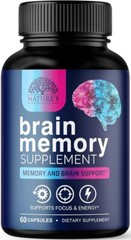 Brain Memory Supplement Pills – Nootropics Support for Concentration for Clarity